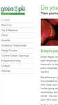 Mobile Screenshot of jobs.greenapple.ca